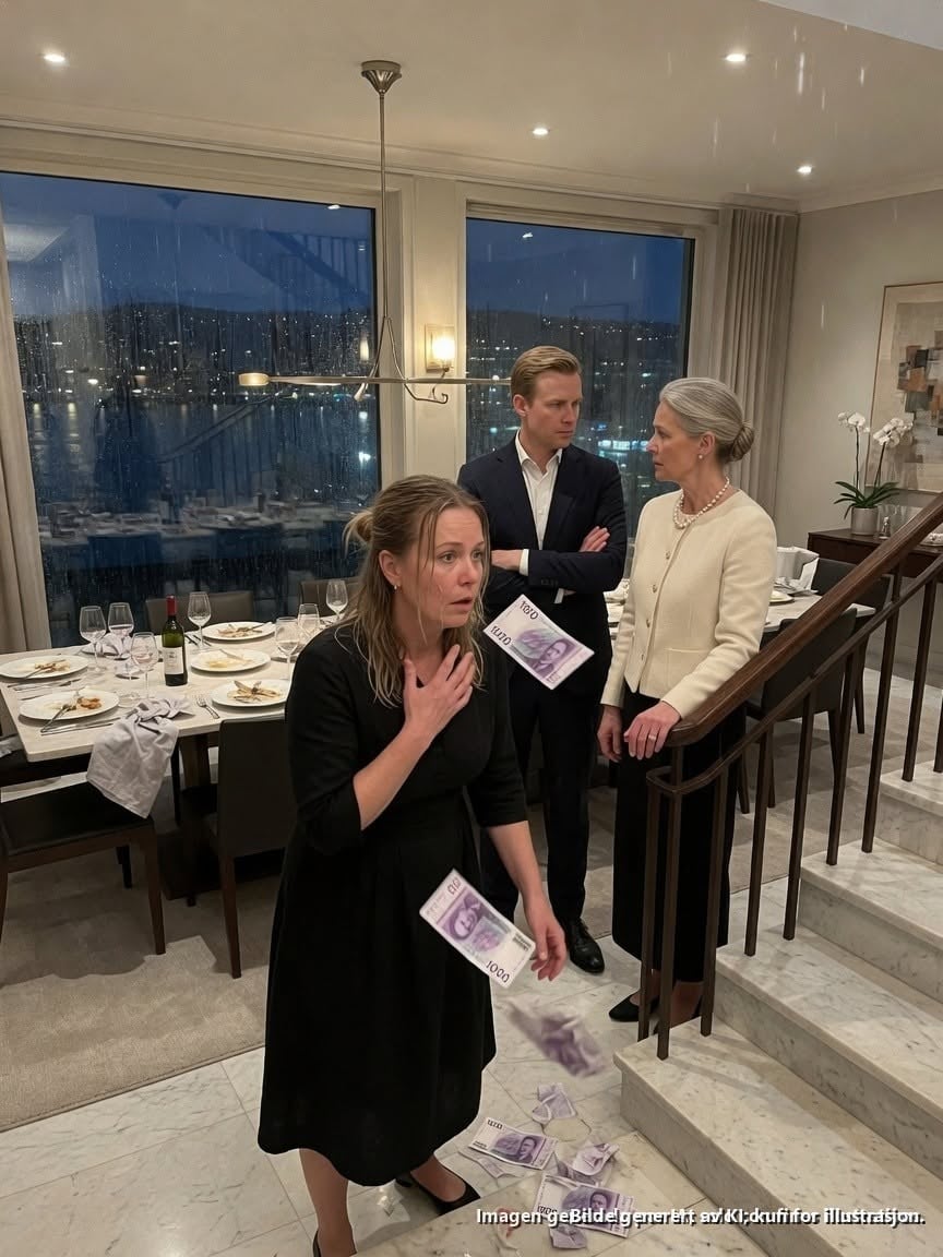 De tre tusenlappene traff ikke gulvet først.