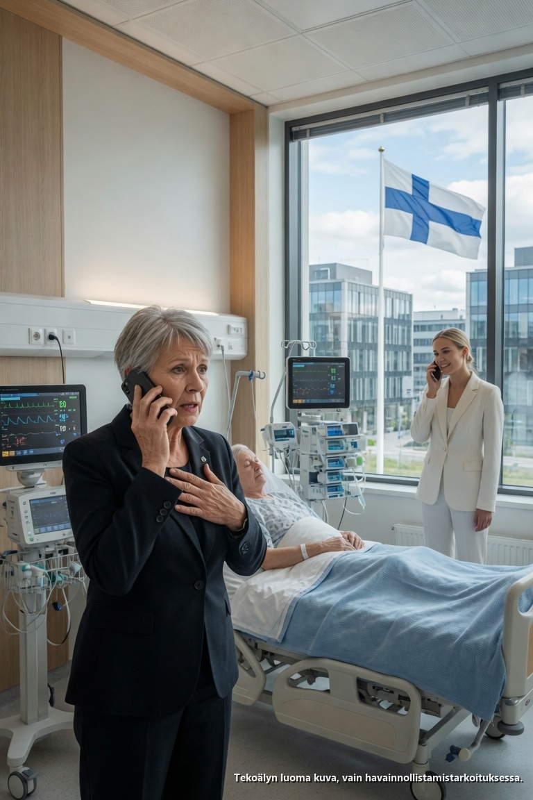 Ex-anoppini sanoi: “Miehesi on kuolemassa.” Minä sanoin: “Kenen mies?”