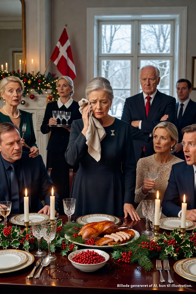Ved julemiddagen kastede min søn et glas vand i ansigtet på mig, fordi jeg bad om lidt mere mad. Alle lo.