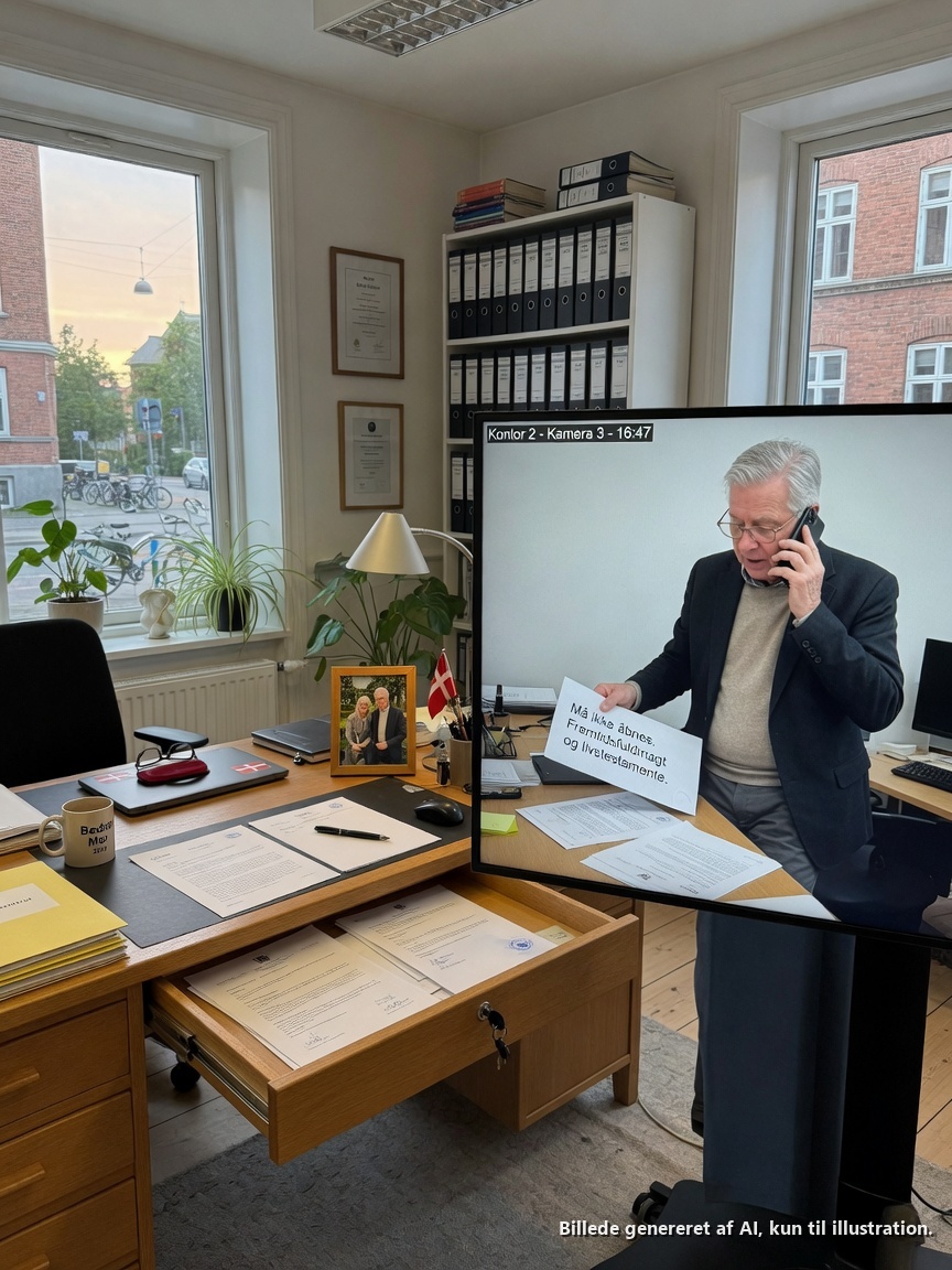 Efter at min far åbnede den eneste låste skuffe på mit private kontor og sagde i telefonen: »Hun aner ingenting,« kørte jeg hjem og gennemgik alt, hvad han havde lært mig om familie – og jeg indså, at han allerede havde besluttet, at jeg var et problem, der skulle håndteres, ikke beskyttes.