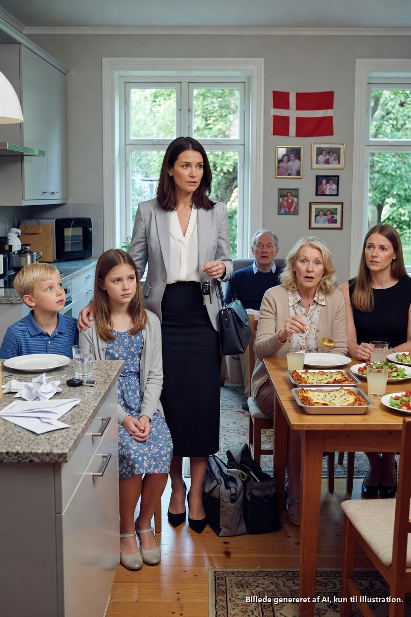 Da jeg gik ind, sagde min svigermor: “Mine døtres børn spiser først. Hendes børn kan vente på resterne.”