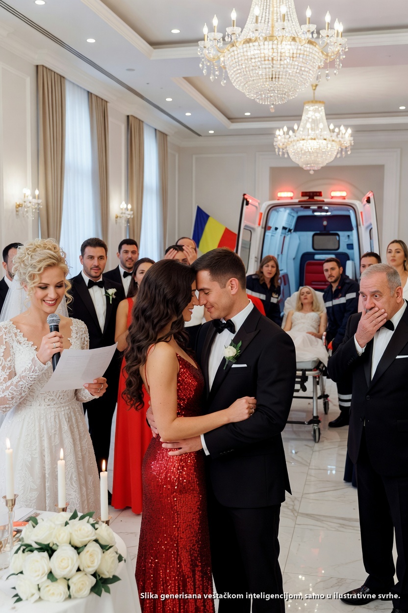 Na mojoj svadbi u Čikagu, moj mladoženja je posvetio naš prvi ples sestri koju je „voleo 10 godina“ — pa sam pitala tatu o dugu od 25 miliona dolara i gledala je kako odlazi u ambulantu…