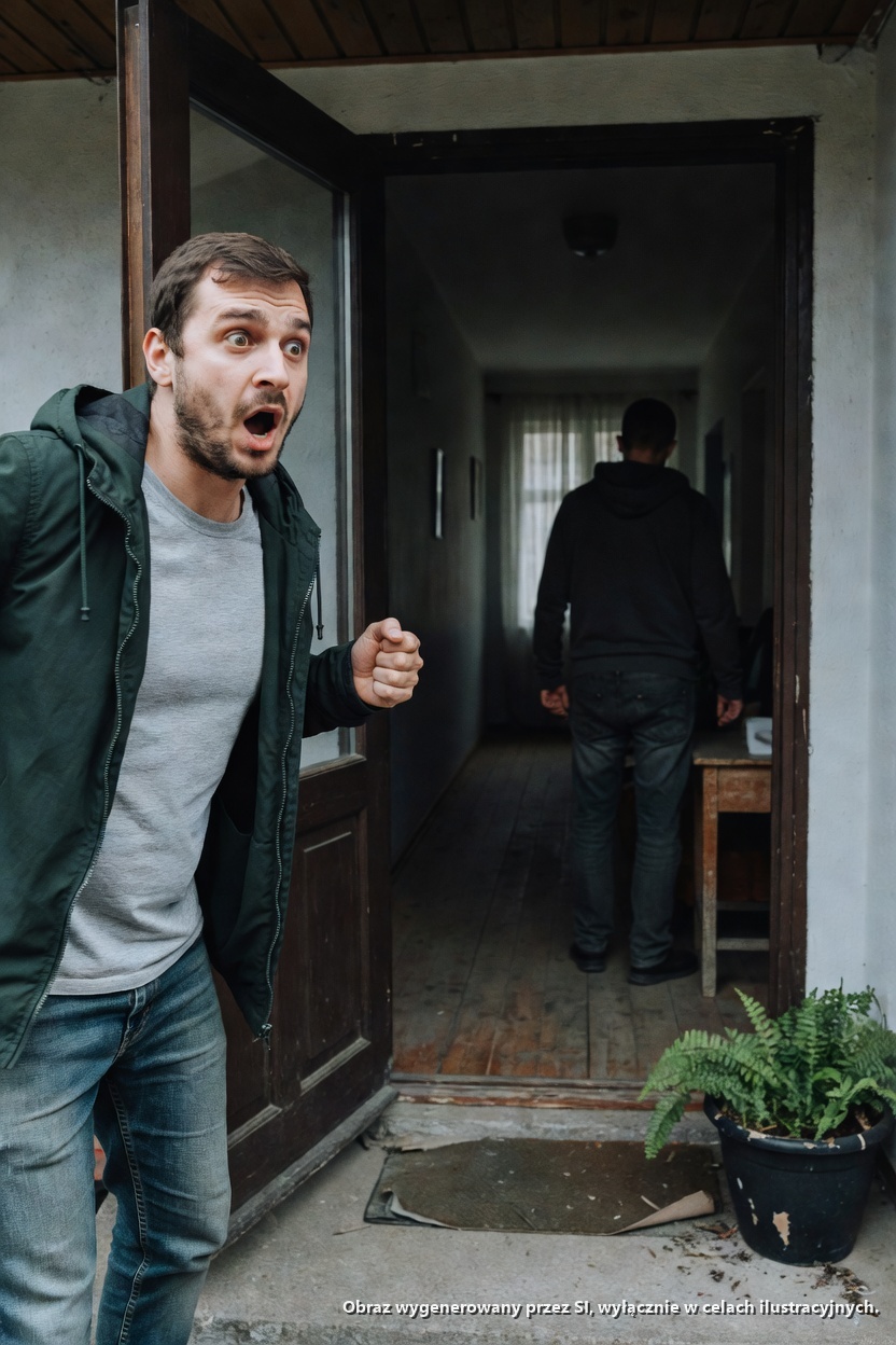 Byłem w pracy i zapomniałem dokumentu na stole w domu. Zadzwoniłem na domowy telefon o 15:00, żeby poprosić żonę o znalezienie go. Telefon zadzwonił cztery razy, zanim ktoś odebrał. Był to głęboki, zdezorientowany męski głos. „KTO TO?”