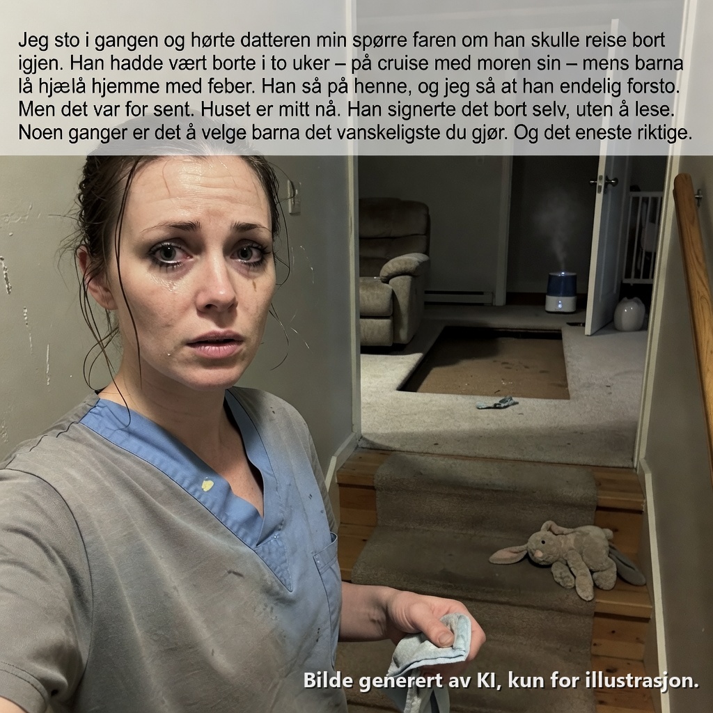 EKTEMANNEN DRO PÅ CRUISE MED MORA MENS BARNA LÅ MED FEBER – DET VAR SISTE GANGEN HAN SÅ HJEMMET