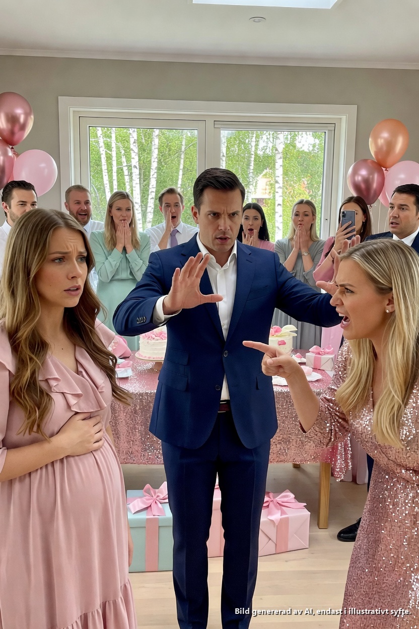 Min syster sparkade min gravidmage på mammas födelsedagsfest. “Det här får du för att du tror att du är bättre än familjen!” skrek hon. Jag kunde inte andas, mitt barn blev tyst. Sedan klev min federala domare-man fram: “Du har precis… begått ett brott i…”