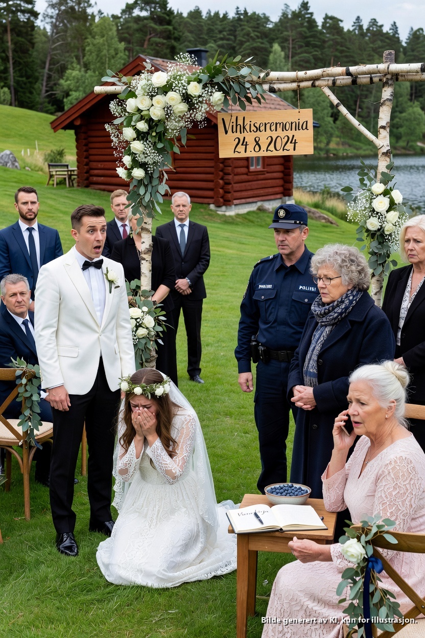 I min datters bryllup ba min nye svigersønn meg om å overgi familiens eiendom foran 200 gjester. Da jeg nektet, slo han meg så hardt at jeg mistet balansen. Jeg skrek ikke. Jeg gråt ikke. Jeg gikk ut og ringte én telefon… men han hadde ingen anelse om hvem som ventet på ham ved enden av gårdsveien.