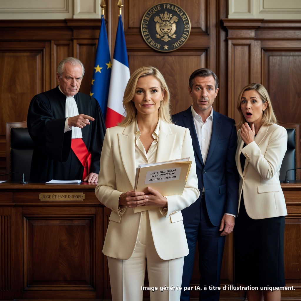 Lors de l’audience de divorce, mon mari affichait une arrogance débordante. « Tu ne toucheras plus jamais un centime de mon argent. » Sa maîtresse souriait : « Elle ne mérite pas un seul sou. » Le juge ouvrit ma lettre, la parcourut, puis éclata de rire. Il dit doucement : « Oh… c’est du beau. » Leurs visages blêmirent de peur.