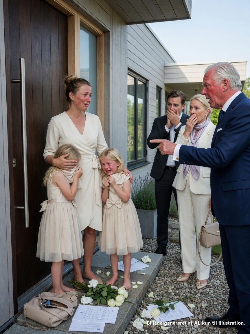 Den dag jeg begravede min ægtemand, smed mine svigerforældre mine børn ud af huset og rev ringen af mig… men han havde forudset deres grusomhed