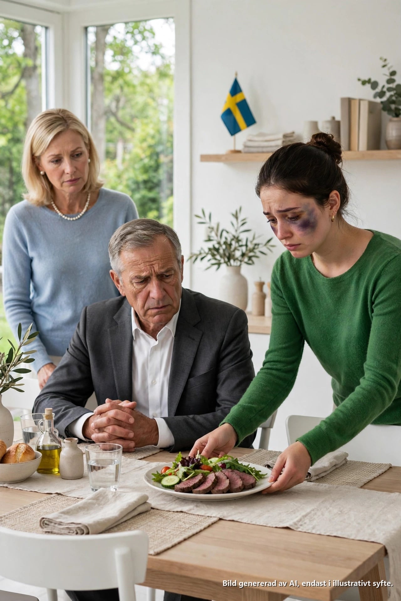 Min man slog mig för att jag inte var villig att bo med min svärmor. Sedan gick han lugnt och lade sig. Nästa morgon gav han mig en designerväska och sa: “Min mamma kommer på lunch. Dölj allt det här, och le.”