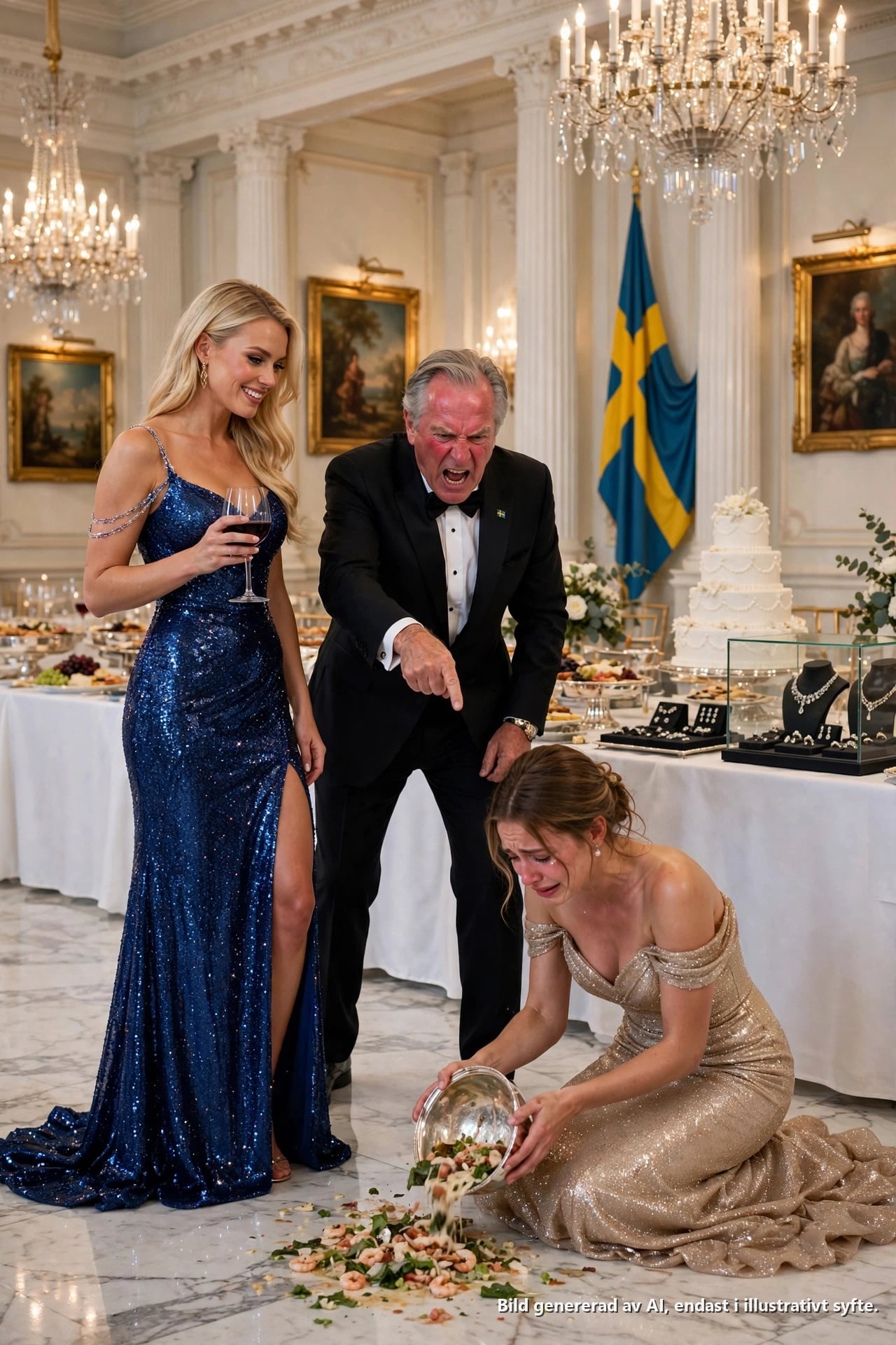 Min syster knuffade mig ur min stol vid pappas sjuttioårsmiddag och sa inför tjugotvå släktingar: “Ät på golvet, Caroline. Det är där du hör hemma, precis som du.”