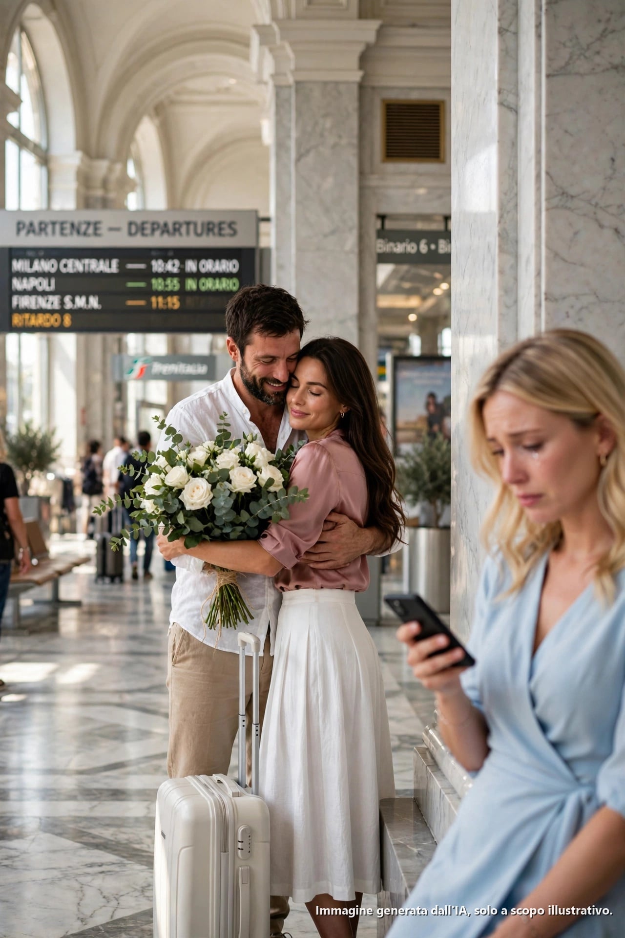 Ho capito che il mio matrimonio era già finito mentre stavo nascosto dietro un pilastro di cemento a Dallas/Fort Worth International Airport.