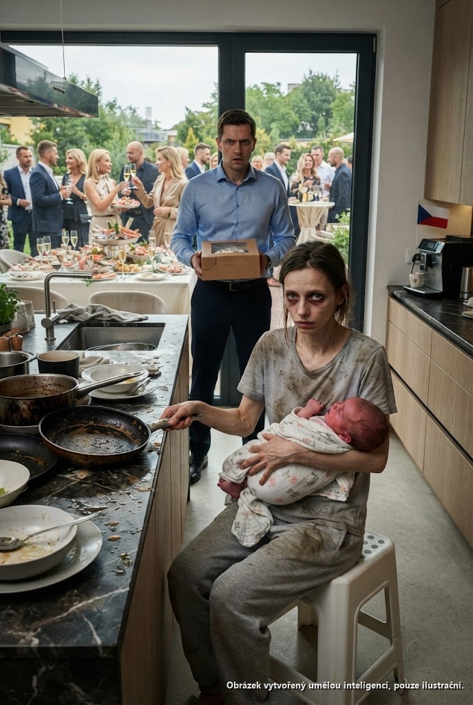 Odešel jsem z práce dřív v den prvních narozenin mého syna a přišel jsem domů, abych našel svou matku, jak podává mořské plody dvaceti příbuzným, zatímco moje žena myla nádobí s naším nemocným dítětem v náručí. „Já jsem tady v tom domě ta, která rozhoduje,” prohlásila.