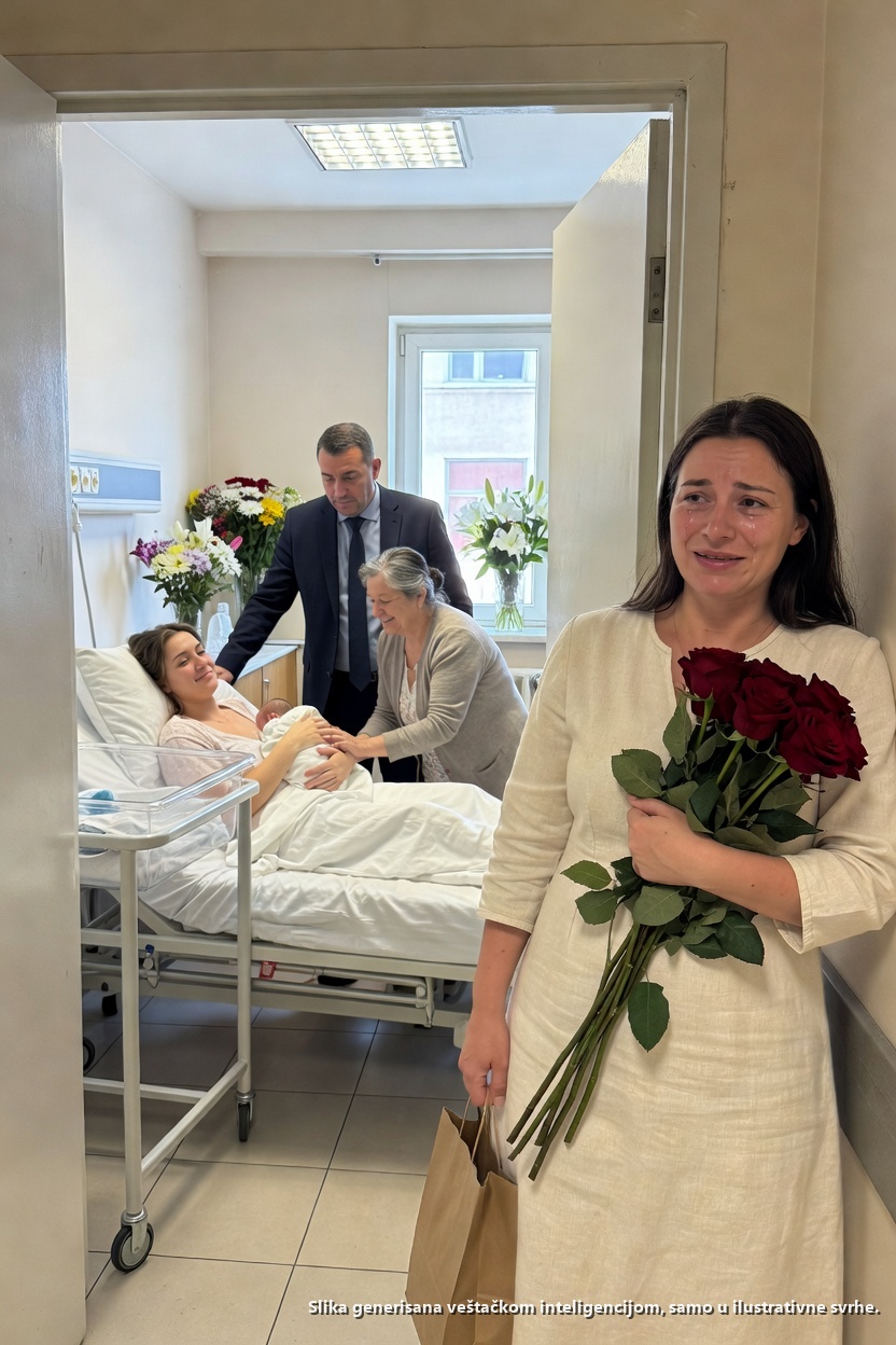 Donela sam poklone da upoznam svog novorođenog nećaka — a onda sam načula svog muža, svoju sestru i svoju majku kako se smeju na račun bebe koju su tajno napravili iza mojih leđa…