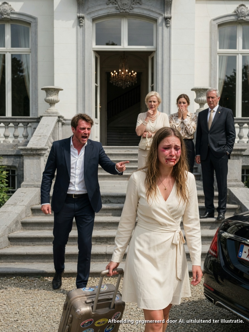 Mijn man sloeg me in het bijzijn van zijn hele familie en schreeuwde: “Ga mijn huis uit!” terwijl mijn schoonmoeder glimlachte alsof ze eindelijk had gewonnen. Geen van beiden besefte dat de maandelijkse toelage van $10.000 die haar weelderige levensstijl in stand hield, van mij kwam—en dat het landhuis waar ze me uit gooiden vanaf het allereerste begin van mij was geweest.