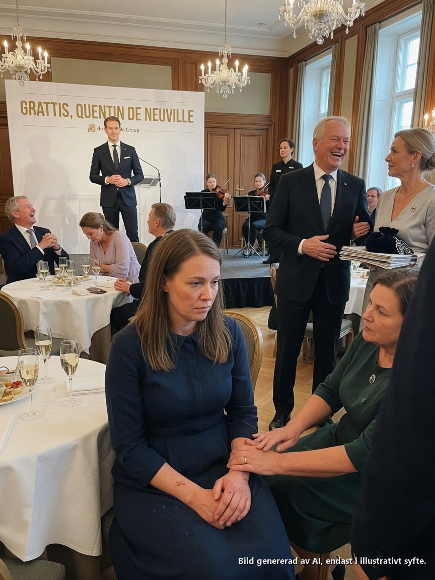 Mottagningssalen på Grand Hôtel i Stockholm doftade gardenia, bonvax och pengar.