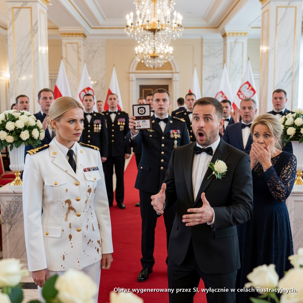 Trzy godziny przed moim wojskowym ślubem weszłam do pokoju panny młodej i zastałam mój galowy mundur wiszący tam jak dowód z miejsca zbrodni.