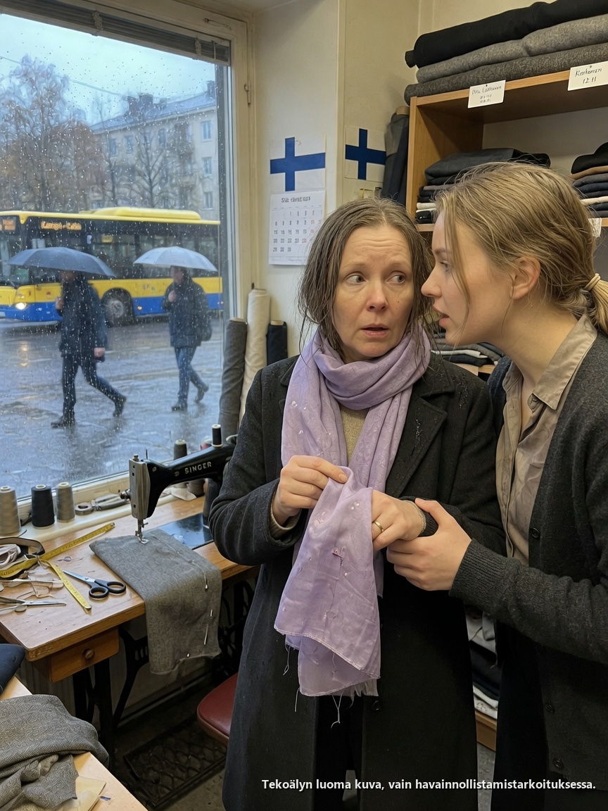 Kun Helsingin räntäsade läiskyi ikkunaa vasten, pidin ylhäällä hääpäivälahjaa, jonka olin saanut aviomieheltäni. Pehmeän kankaan sisällä lepäsi salaisuus, joka olisi varmistanut, etten koskaan palaisi elossa mökiltä kotiin.