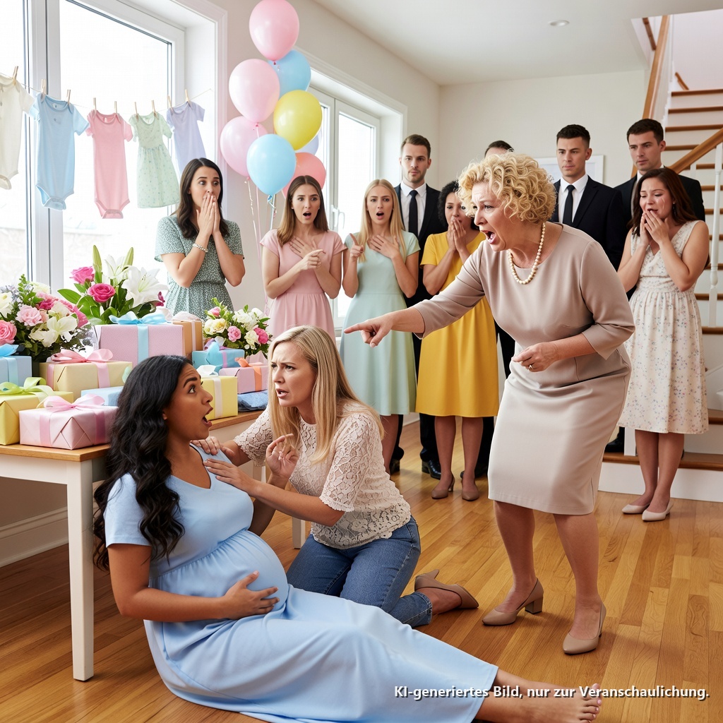 Meine Mutter verkündete bei meiner Babyparty, dass nur das zukünftige Kind meiner Schwester es verdient habe, ihr Enkelkind zu sein – dann schlug sie mich vor allen Leuten, während meine Schwester ihr Lächeln kaum verbergen konnte.
