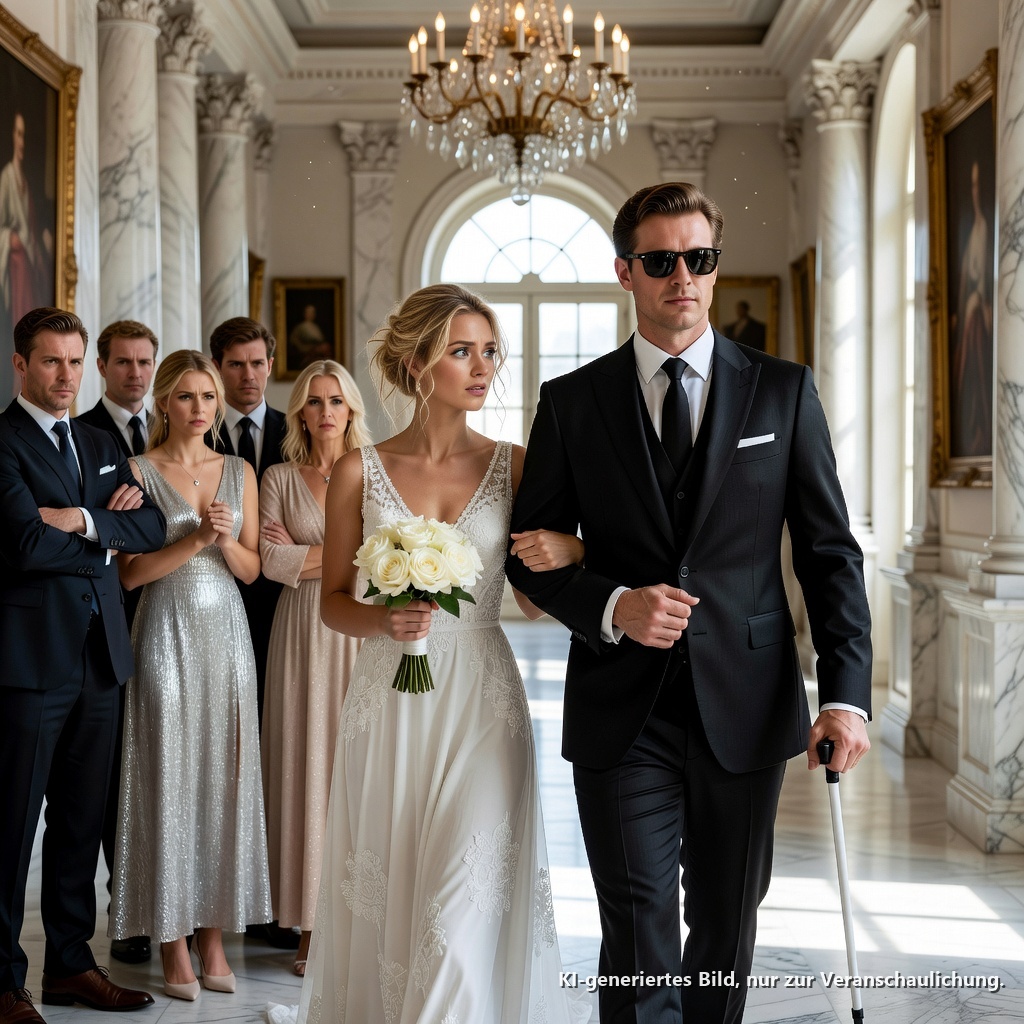 Sie zwangen sie, einen blinden Fremden zu heiraten, doch der Mann, den alle bedauerten, war heimlich der Erbe, den sie zu beseitigen versucht hatten.