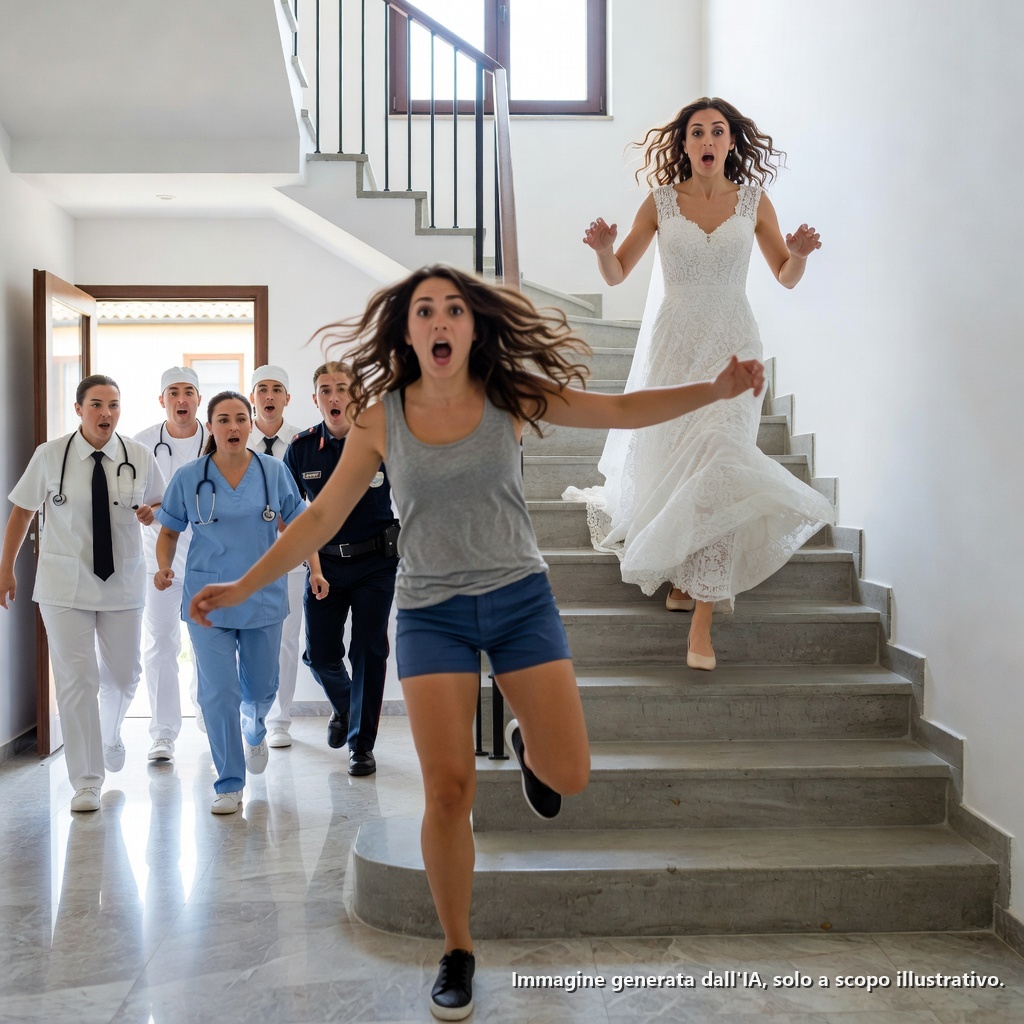 Mia sorella mi ha gettato giù dalle scale per il fondo del matrimonio. “L’EREDITÀ DI PAPÀ È PER IL MIO MATRIMONIO,” gridò mia sorella da dietro