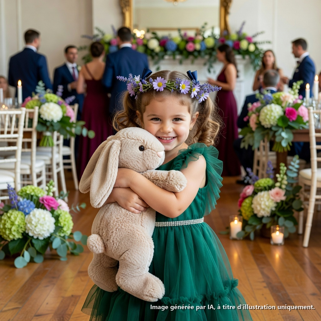 Cinq minutes avant mon mariage, ma fille de cinq ans a sorti notre bracelet « MOM + ME » manquant d’une poche secrète dans son lapin en peluche—et m’a dit que mon fiancé avait affirmé que nous n’en aurions plus besoin une fois qu’il deviendrait ma « vraie famille ». Alors j’ai marché vers l’autel à côté d’elle… et je me suis arrêtée avant même de prononcer « Oui, je le veux ».