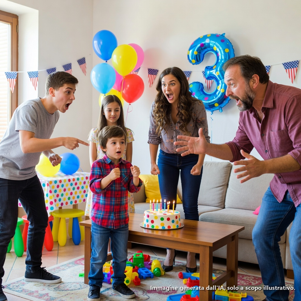 Mio fratello ha deriso la mia bambina di 3 anni che parla lentamente, chiamandola “MUTA” alla festa del suo terzo compleanno.