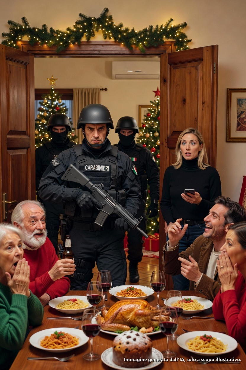 «Sta solo rigirando hamburger da qualche parte», sogghignò il fratello a Natale. La squadra SWAT bussò: «Comandante…»