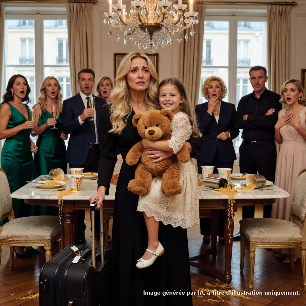 Après avoir enterré ma mère toute seule, ma belle-mère m’ordonna : « Lève-toi et cuisine le dîner pour 24 invités. » Je ne protestai pas. Je posai 24 bols de nouilles instantanées sur la table, pris ma fille dans mes bras et m’en allai avec une vieille clé dans ma poche, sans me douter que cette clé déverrouillerait le secret le plus sombre de mon mari.