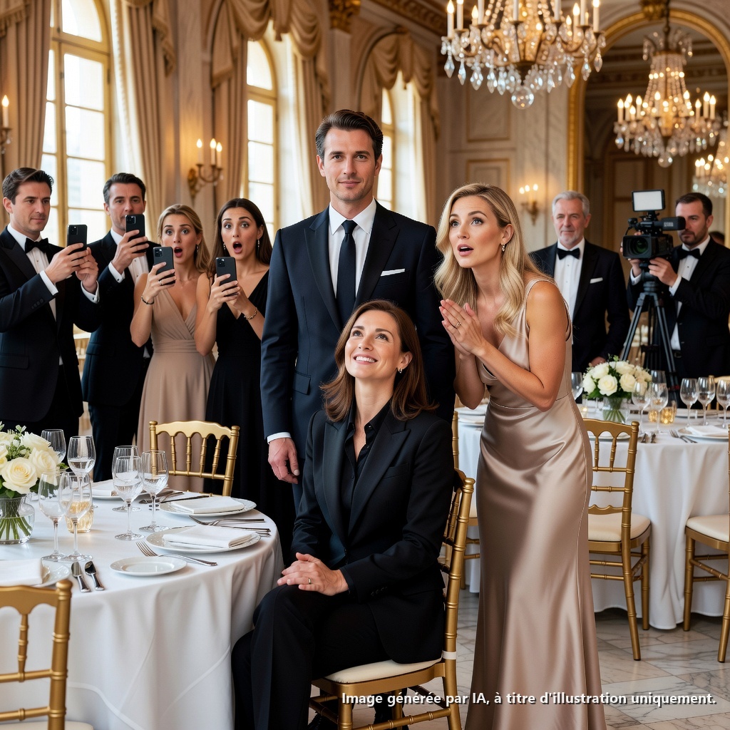 Le fils du patron s’approcha : « Cet emplacement VIP est pour ma copine. » Il m’arracha ma carte de visite, la jeta par terre et sourit avec arrogance. Les caméras flashèrent. Les téléphones filmaient. Je restai calme et dis : « Ce que vous venez de faire… vient de coûter 1,3 milliard de dollars à votre mère. »