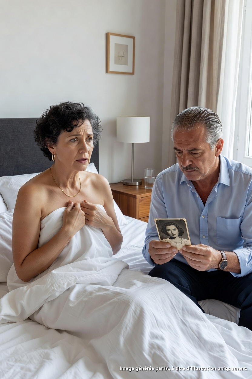 ELLE A COUCHÉ AVEC 1 INCONNU À 65 ANS POUR SE SENTIR À NOUVEAU FEMME… AU RÉVEIL, IL PLEURAIT EN SERRANT DANS SES BRAS 1 PHOTO D’ELLE ENCEINTE D’IL Y A 40 ANS.