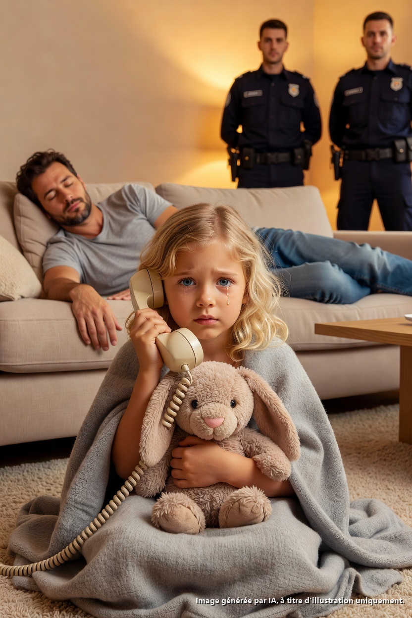 Une petite fille a appelé le 911 en pleurant : « Le serpent de papa est tellement gros que ça fait très mal ! » – La police est arrivée immédiatement et a découvert l’horrible vérité à son arrivée.